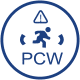 PCW - התרעה על סכנת התנגשות בהולך רגל ורכב דו גלגלי